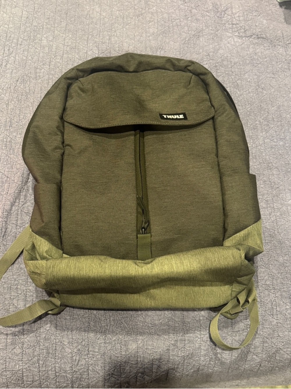 Thule Olive Green Two-Tone Backpack